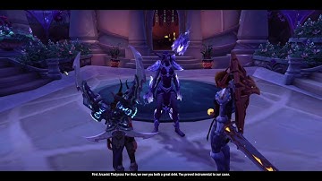 World of Warcraft Nightborne Allied Race Unlock Scenario