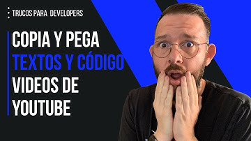 COPIAR EL CÓDIGO DE UN VÍDEO de Youtube en UN SOLO CLICK 🚀 Reconocimiento óptico | TRUCO PARA DEVS