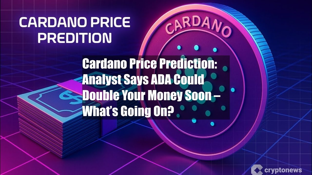 Cardano Price Prediction: Analyst Says ADA Could Double Your Money - YouTube