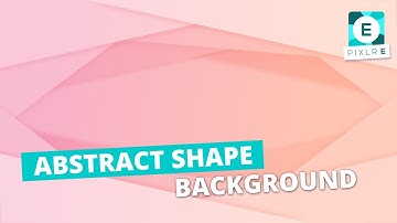 Create an Abstract Shape Background in Pixlr E