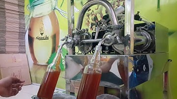 Máy chiết rót mật ong bán tự động 2 vòi