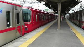 並走 名鉄3150系3167F急行岐阜行&3300系3303F 普通弥富行発車