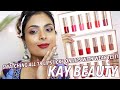 *NEW Kay Beauty Matte Drama lipsticks LIP SWATCHES, Wear test and Review