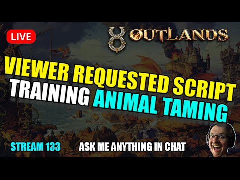 [ UO Outlands ] Making a Train Animal Taming Script LIVE - Ultima Online 2023 Razor Scripts