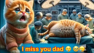 Endless Fight of Cat Couple !! I miss you dad