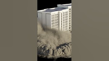 Destruction Fx || Blender RBD Simulation | RBDLab Addon #shorts #blender #blender3d #b3d