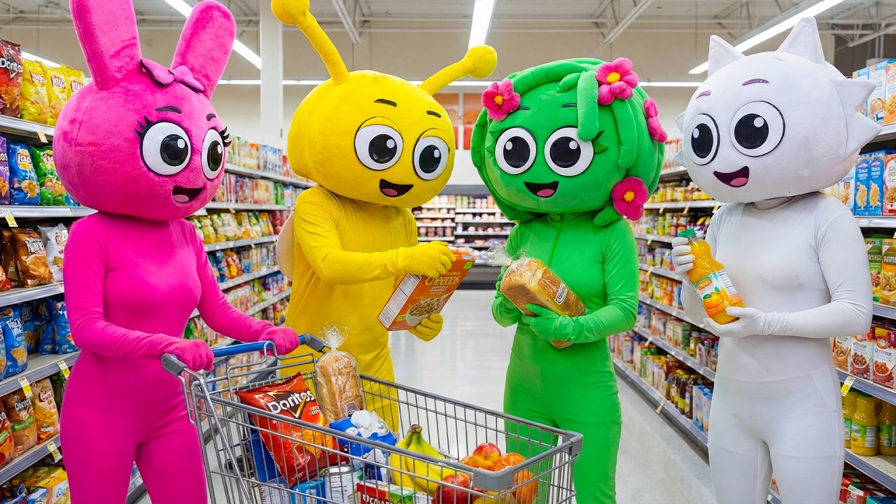 Pinki, Wenda, Simon & Vineria Go to the Supermarket… What Could Go Wrong? 😆🛒