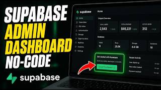 How to enable creating admin dashboards with Supabase in no-code - Beginner Guide