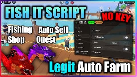 🐟 Fish It Script - Legit Auto Farm, Quest Nofify & More (NO KEY!!)