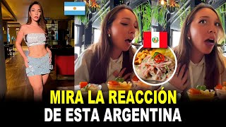 🔥Argentina PRUEBA el famoso CEVICHE de la comida peruana y su reacción se hace viral
