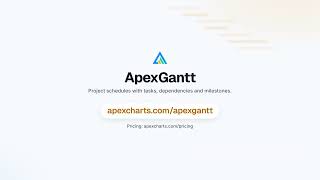ApexGantt: Interactive Gantt Charts for JavaScript, React, Angular, Vue and Blazor