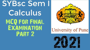 02 mcq sybsc calculus University of Pune 2021