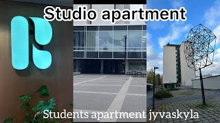 What a studio apartment looks like in jyvaskyla | soihtu apartment |functioning students apartments