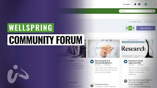 Navigating Wellspring s Community Forum