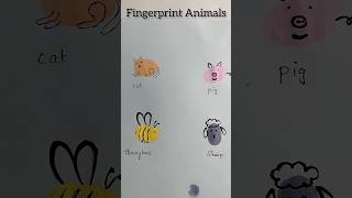 Fingerprint Animals Artfingerprint Drawing
