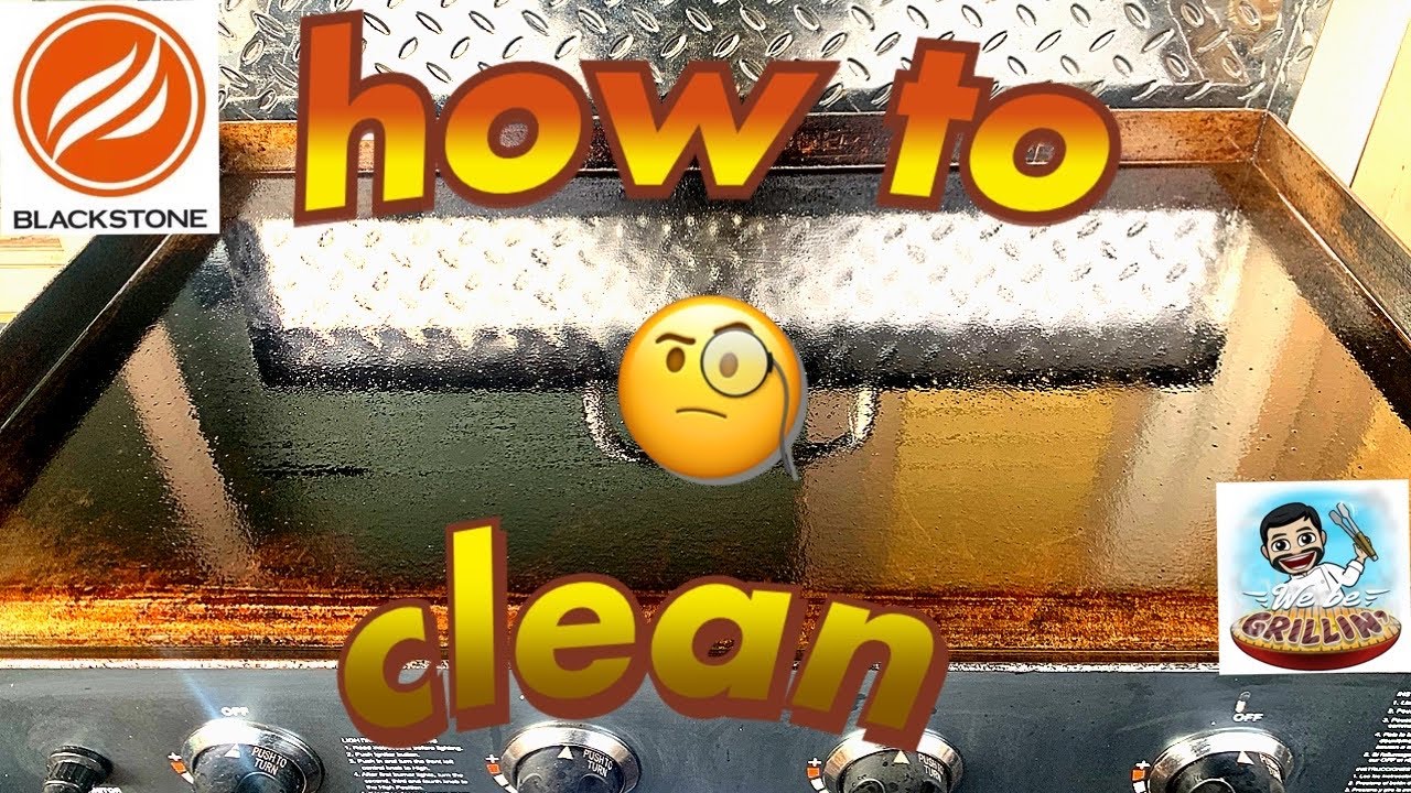 Best way to clean your blackstone griddle after cooking YouTube