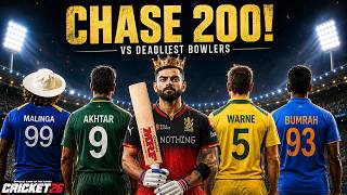 🔥RCB Chasing 200 Against the DEADLIEST Bowling Ever! 😱 | Cricket 26