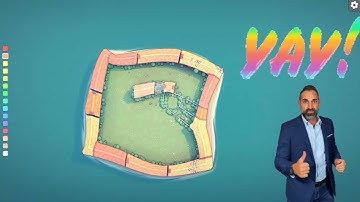 Townscaper - How to make a Garden with Walls. [OLD]