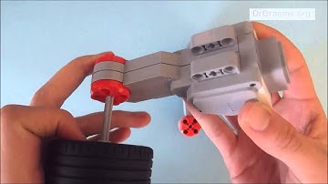 C1.2 Building Lego MindStorms EV3 SUMO robot; Step 2 of 15