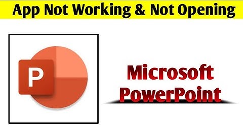 Microsoft PowerPoint App Not Working & Opening Crashing Problem Solved