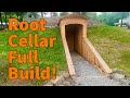 Root cellar build  possible storm shelter