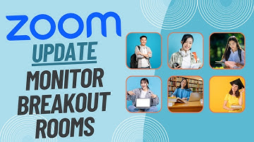 Zoom-Monitor Students In Breakout Rooms-New Feature