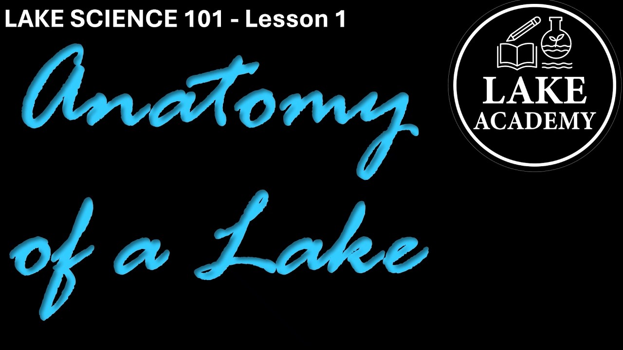 WHAT IS A LAKE? LAKE ANATOMY MADE SIMPLE