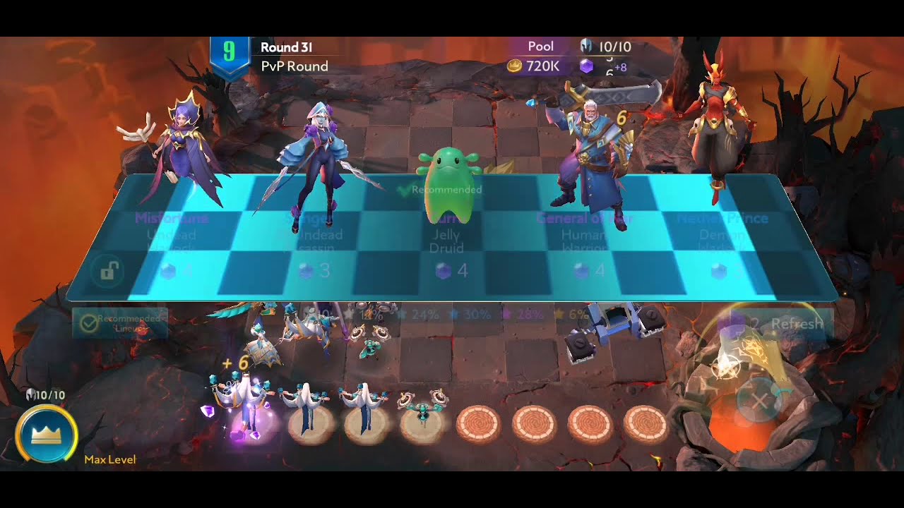 CHESS RUSH BEST COMBO SEASON 3 LINEUP FOR GOLD ARENA (MASTER) EZ COMEBACK TO RANK 1