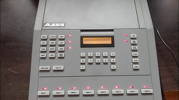 Alesis MMT-8/HR-16 blank screen with all lights on and unresponsive buttons fix