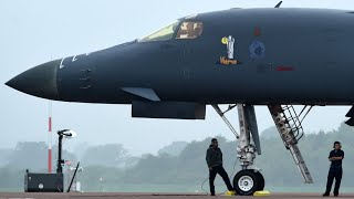 B-1B Lancer Depart RAF Fairford For Missions During Bomber Task Force Europe