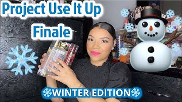 ☃️ End of Winter.. Project Finale.. How many items did I use?!