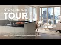 NYC Apartment Tour: Luxury 2-Bed, 2-Bath UWS Rental with Bamboo Floors (The Encore, D-Line)