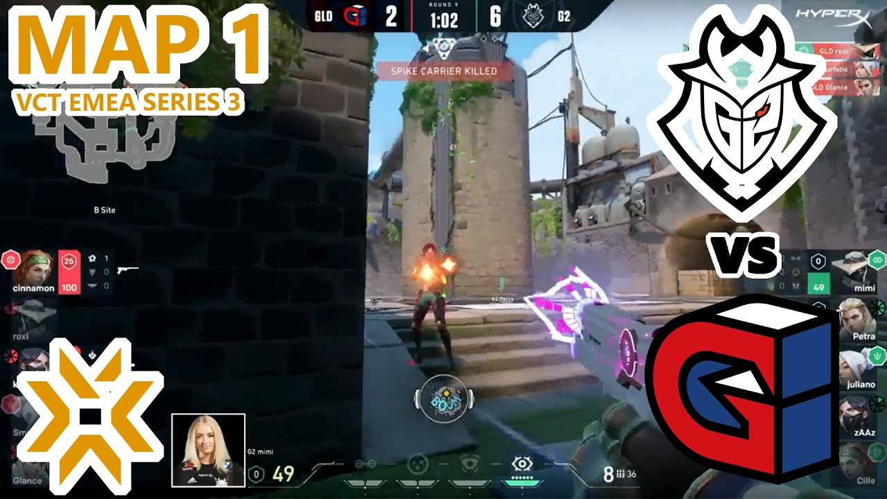 G2 Gozen  VS  Guild X Map 1 - Highlights - VCT 2021 : Game Changers EMEA Series 3 | Valorant