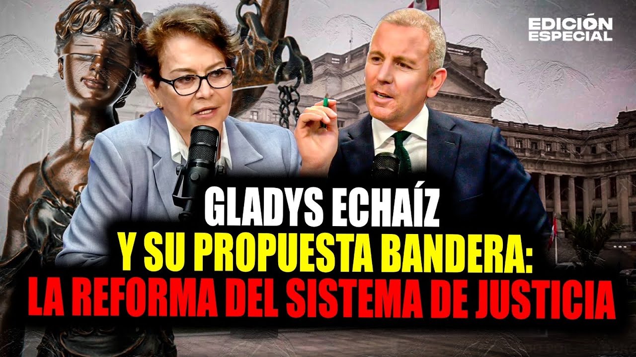 GLADYS ECHAÍZ congresista y candidata al Senado por RENOVACIÓN POPULAR.