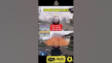 See enemy players thru smokes with this skin. #codmbug