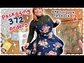 Packaging 372 Orders! Small Business Vlog