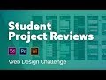 Website Design/layout Design Challenge LIVE student project reviews