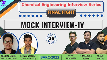 Final Fight | MOCK INTERVIEW-IV | CH Interview Series-19 | Shailendra Sir, Sumit Sir & Ankur Sir