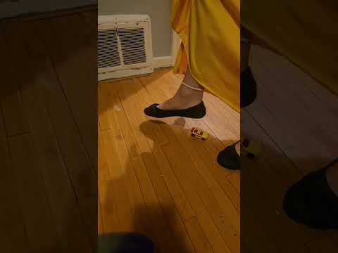 Toy car gets stepped on with wedges #crushexperiment #modelcarcrush #asmrcrush #asmrcrunch