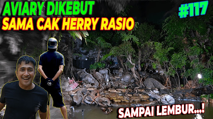 #EPS117 DEHAKIMS AVIARY | TIM ROROJONGGRANG KEJAR AVIARY. MAKIN TERLIHAT BENTUK AIR TERJUNNYA