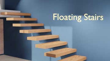 How Floating Stairs are constructed?