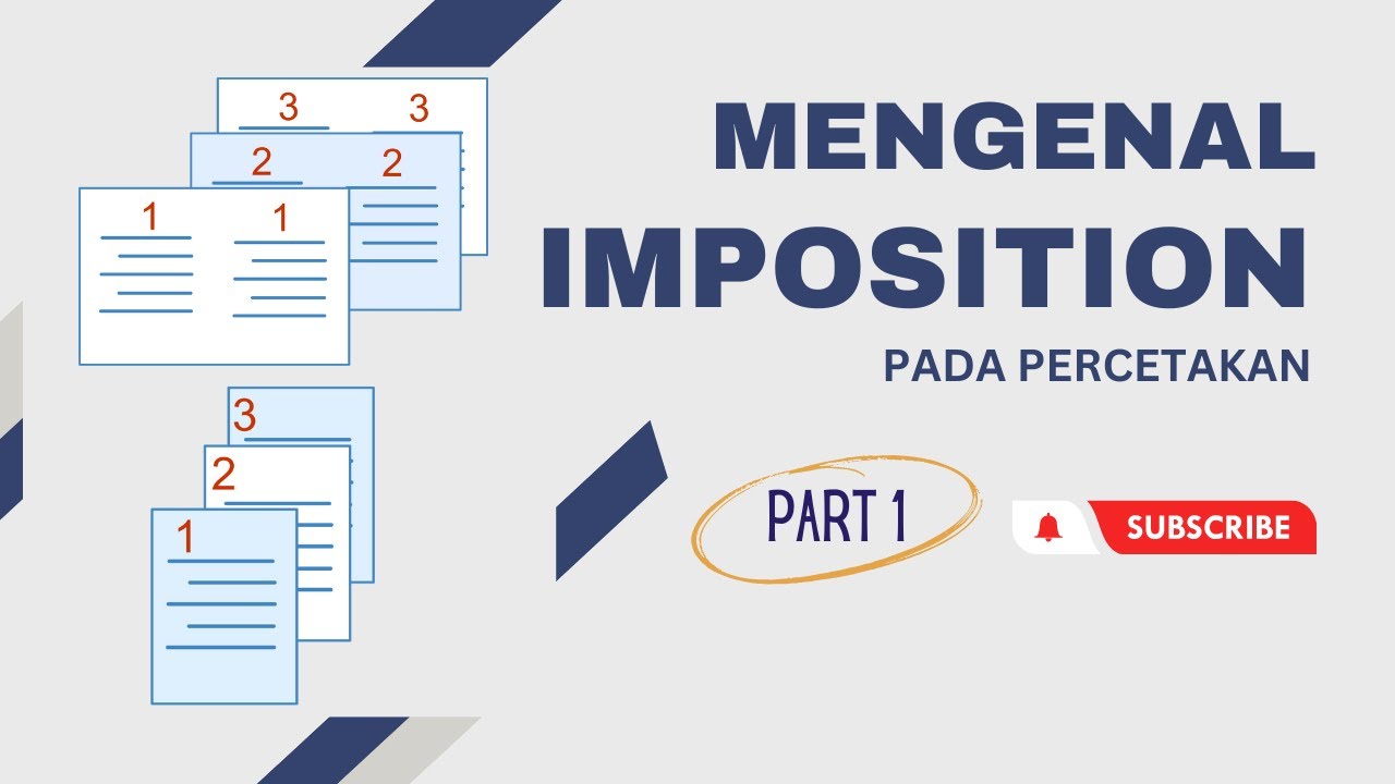 Imposition 1 mode atau penempatan image pada posisi cetak 1 muka - YouTube