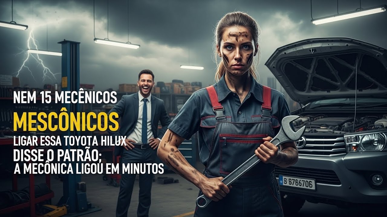 NEM 15 MECÂNICOS CONSEGUIRAM LIGAR ESSA TOYOTA HILUX, DISSE O PATRÃO; A MECÂNICA  LIGOU EM MINUTOS