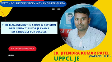 UPPCL JE| Interview with Er. Jitendra Kumar Patel #sscje #uppcl