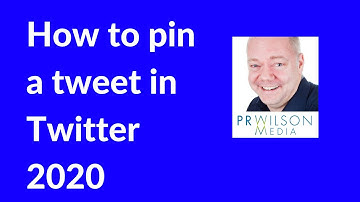 How to pin a tweet in 2020