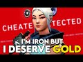 This IRON Says HACKERS are Holding Him Back... So We Made Him PROVE IT (in a GOLD Lobby)
