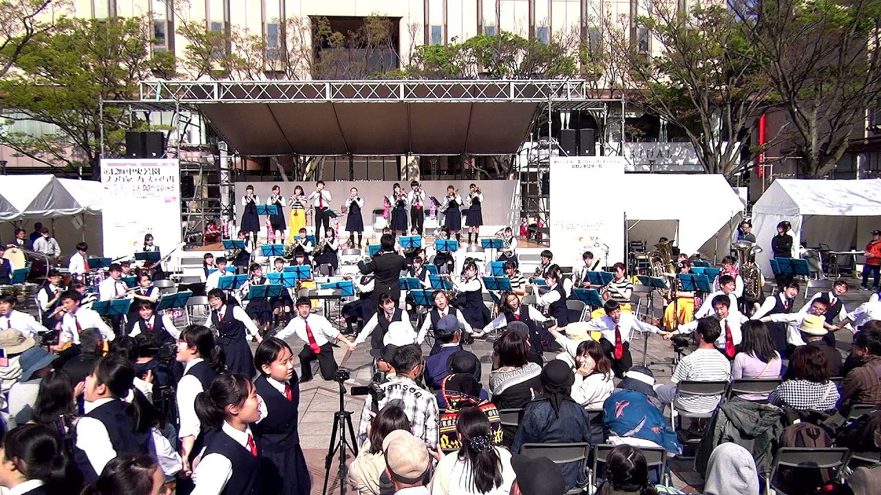 ユーロビート ディズニーメドレー The Best Of Eurobeat Disney パラパラダンス 千葉市立千葉高校吹奏楽部 千葉県千葉市中央区 17 04 23 Youtube