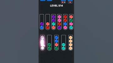 Ball Sort Puzzle nível 514 #games #gaming #gameplay #androidgames #puzzle #pop #level #gamer #sorts