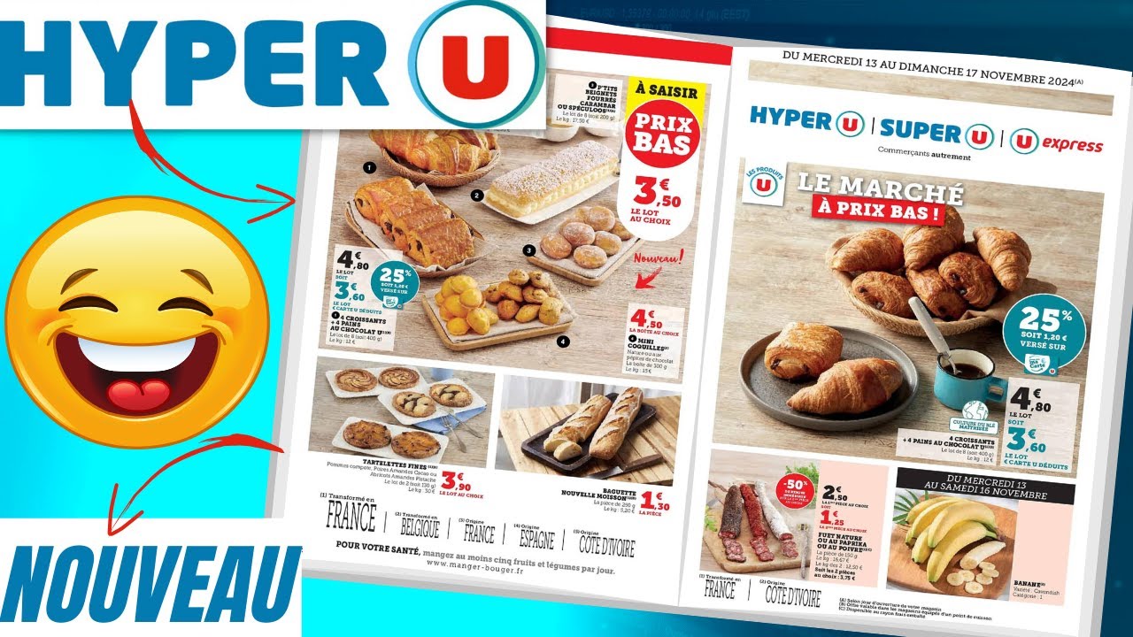 catalogue HYPER U du 13 au 17 novembre 2024 🔴 Arrivage - FRANCE - YouTube
