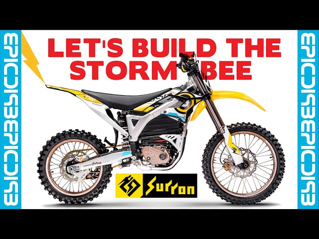 Surron Storm Bee unboxing and full build - step by step